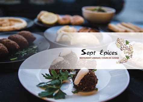 Sept Epices, restaurant libanais, traiteur, cours de。